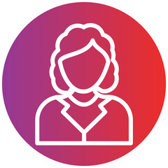 Judge Line Icon Style