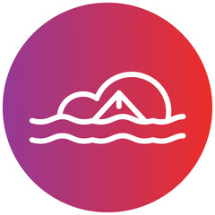 Foggy Line Icon Style