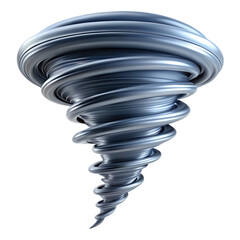 tornado icon isolated on white background