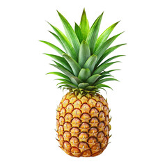 Pineapple isolated on transparent background