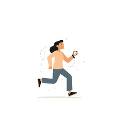 silhouette of a man running