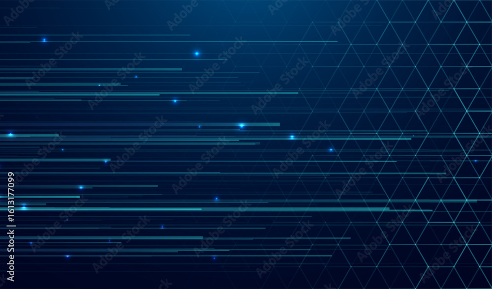 Poster abstract modern lines. futuristic high-tech data background. graphic concept for your design