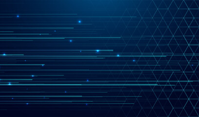 Abstract modern lines. Futuristic high-tech data background. Graphic concept for your design