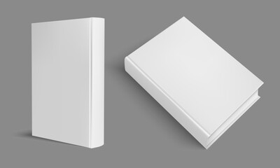 Blank book mockup with blank pages mockup templates , Open Book Pages Mockup and floating book cover vector design	