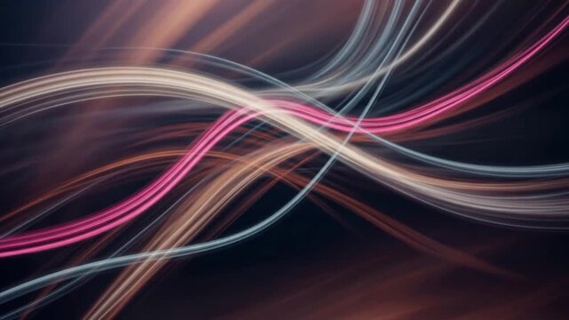 Stunning abstract light trails create a dynamic modern background for your next project