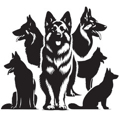 "Silhouette of a Standing Dog – Vector Illustration"

"Black Dog Silhouette Isolated on White Background"

"Minimalist Dog Silhouette – Pet Animal Vector Design"

"Side View of a Dog in Silhouette Sty