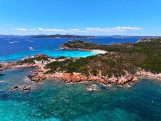 Isola Budelli. Arcipelago della Maddalena. Island Budelli. Sardinia, Italy. Beaches of Sardinia....