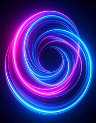 Abstract neon rings (1)