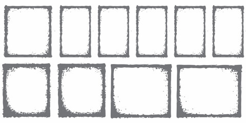 overlay stamp texture with effect grunge, damaged, old, concrete and other. Different paint textures with drop ink splashes. Overlays vector