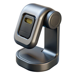 3D Biometric Scanner for Banking Security and Access Control on transparent background