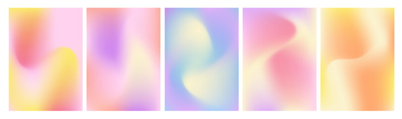 Y2k aesthetic holographic gradient background. Blue and pink mesh texture. 00s art illustration. Abstract pastel blurry rectangle