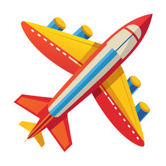 vector illustration of airplane