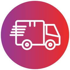 Delivery Line Icon Style
