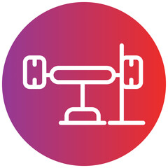 Gym Line Icon Style