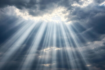 Sunlight pierces stormy clouds after chaos