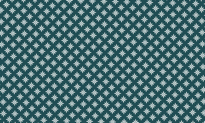 Abstract seamless ornamental vector patterns. White and green geometric oriental backgrounds.