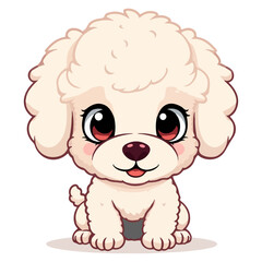 Cute White Puddle Smiling