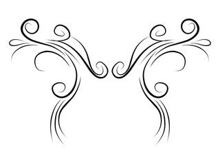 Abstract elegant element design vignette.eps