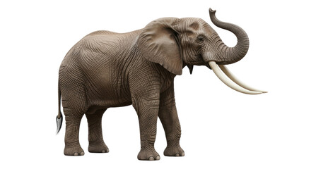 Isolated african elephant