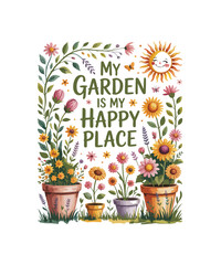 Gardening T-Shirt Design Bundle – Funny and Inspirational Quotes with Plants, Flowers, Tools, Watering Can, and Garden Elements – Perfect for Sublimation and Outdoor Lifestyle Apparel © Nazma