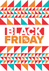 Obraz premium Black Friday. Sale up to 90% off. Biggest sale of the year. Special offer banner. Holiday shopping in United States. Super season deal in November. Discount badge. Creative vector template