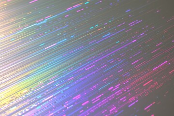 Colorful abstract background with flowing rainbow lines and vibrant digital texture.
