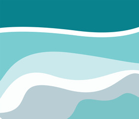 abstract blue wave background