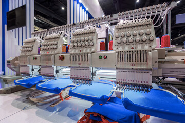 Textile - Professional and industrial embroidery machine. Machine embroidery is an embroidery...