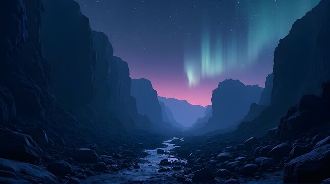 Nightfall Canyon on Arven IV