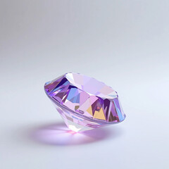 Close-Up of a Purple Gemstone