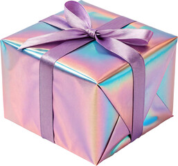 pink gift box with bow