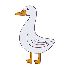 cute cartoon goose