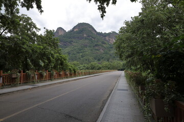 Landscape of Wuyishan city, Nanping China