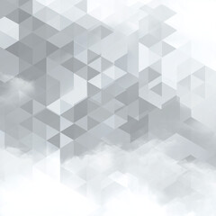 Modern geometric pattern with subtle cloud textures evokes innovation and progress