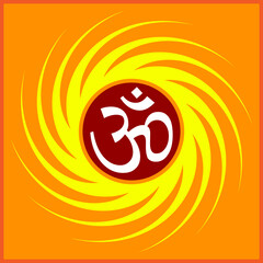 Aum (Om) The Holy Motif Design