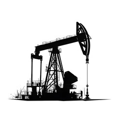 oil derrick silhouette