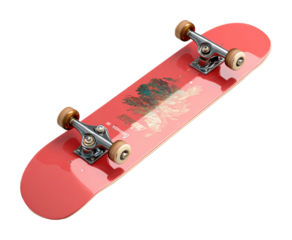 Skateboarding tricks and techniques urban park action shots daylight sports isolated on transparent background, png