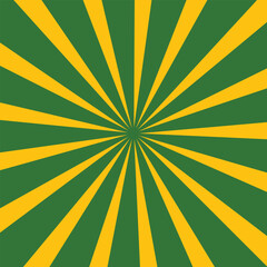 Obraz premium Vibrant Green and Yellow Sunburst Pattern Radiating Energy and Optimism for a Positive Visual Experience. new, trendy, 2025, unique,