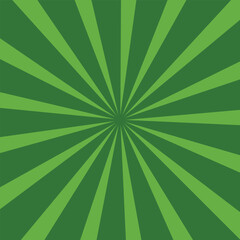 Vibrant Green Sunburst Pattern with Radial Stripes and Retro Burst Effect. new, trendy, 2025, unique,