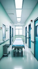 hospital corridor in hospital