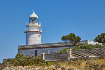 View of the Sant Antoni lighthouse near Xabia, Spain