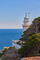 View of the lighthouse at Cabo de la Nao in Spain