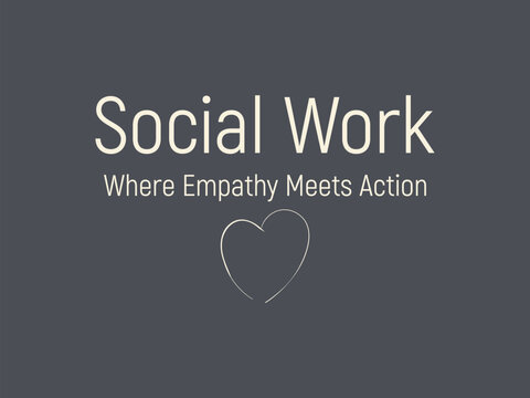 Social work where empathy meets action meaningful tee for compassionate and driven social workers