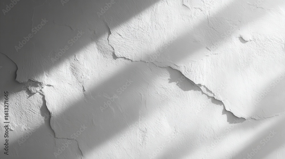 Poster textured shadows: an abstract study of light and shadow dance across a weathered surface, revealing 