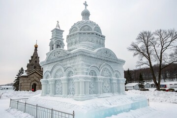Obraz premium the cathedral of christ the savior in moscow