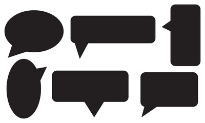 Message comments chat box. Collection of speech bubbles. Set of yellow speech bubble collection .set of yellow speech bubble cartoon box icon set . speech bubble vector. comment box icon vector set. 