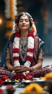 Hindu goddess Parvati: sacred mountain daughter, uma name, gauri purity, durga warrior, kali destroyer, annapurna nourisher, lalita grace, bhavani life giver, ambika maternal, tripura sundari beauty