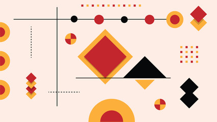 Perfect Geometric Abstract Ethnic Style Background Bright Colors. Graphic design elements and resources vector art