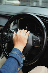 The sudden sound of a car horn startled pedestrians and they turned to look