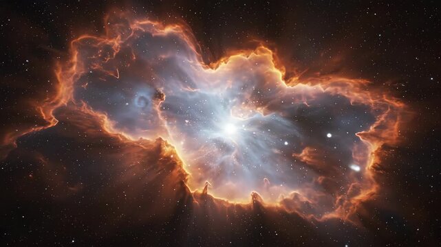 A stunning nebula glows with vibrant colors in the vast expanse of space, showcasing the beauty and wonder of the cosmos 8k wallpaper